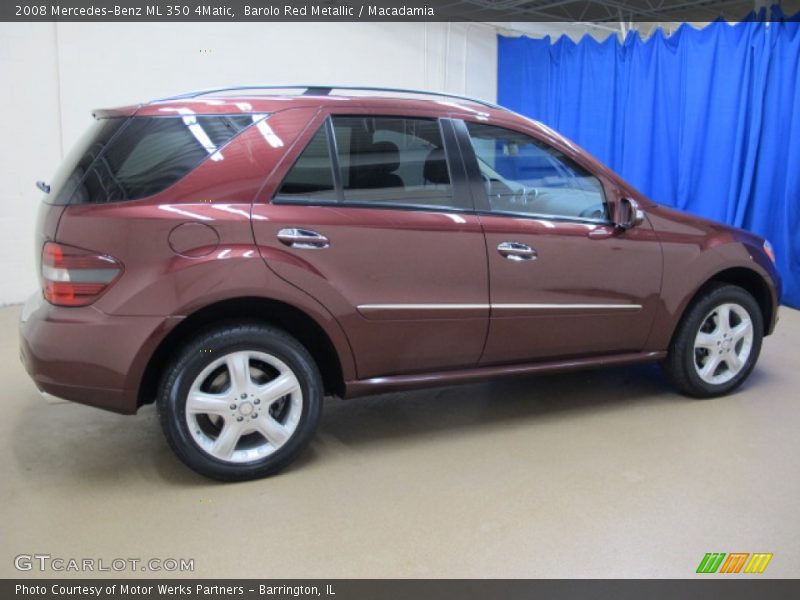 Barolo Red Metallic / Macadamia 2008 Mercedes-Benz ML 350 4Matic