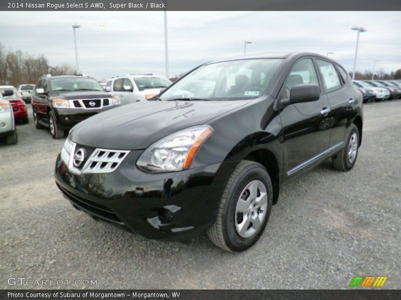 Super Black / Black 2014 Nissan Rogue Select S AWD