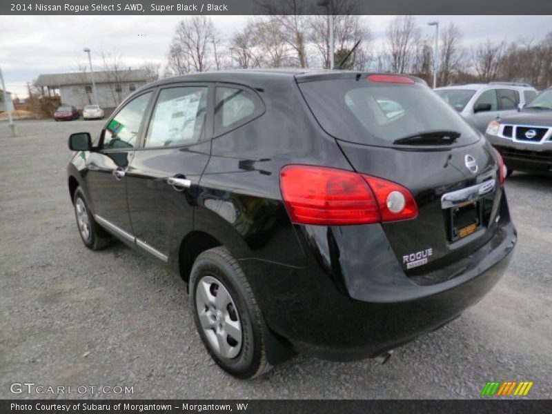 Super Black / Black 2014 Nissan Rogue Select S AWD
