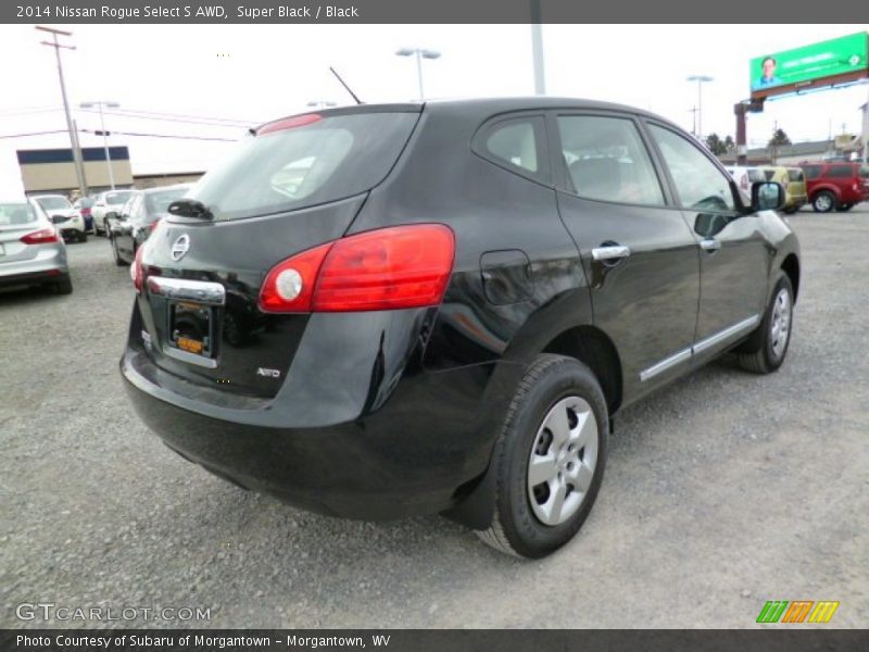 Super Black / Black 2014 Nissan Rogue Select S AWD