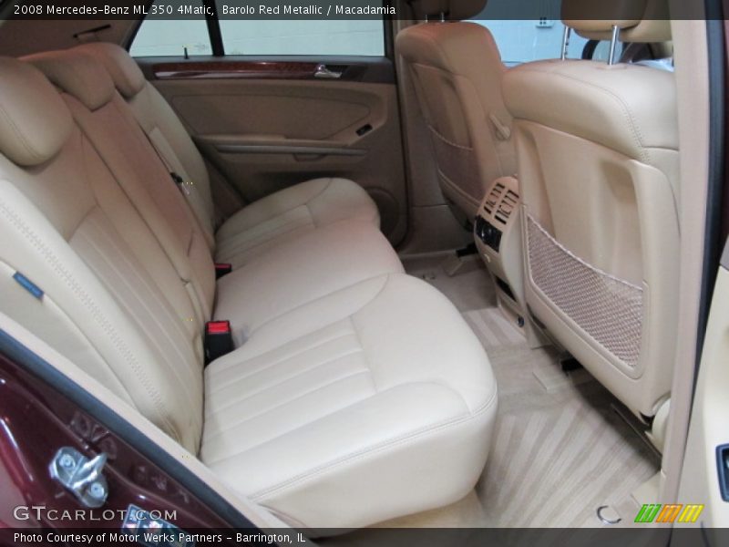 Barolo Red Metallic / Macadamia 2008 Mercedes-Benz ML 350 4Matic