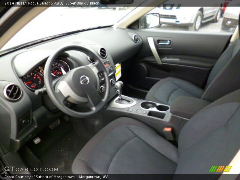 Super Black / Black 2014 Nissan Rogue Select S AWD