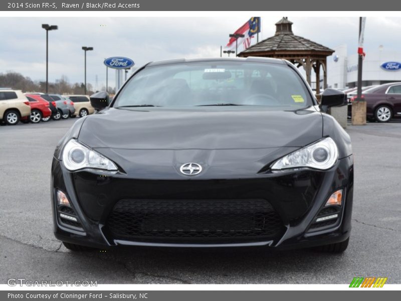 Raven / Black/Red Accents 2014 Scion FR-S