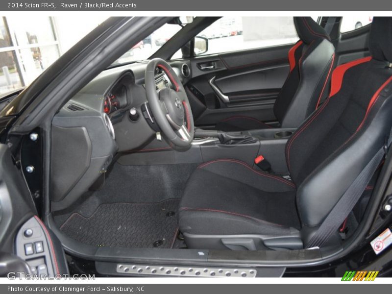 Raven / Black/Red Accents 2014 Scion FR-S