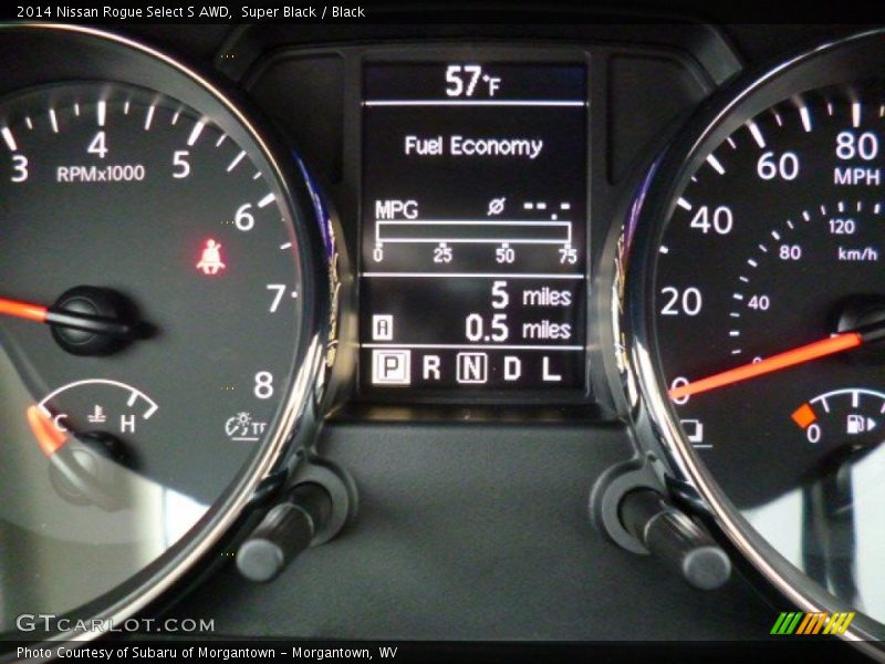 Super Black / Black 2014 Nissan Rogue Select S AWD