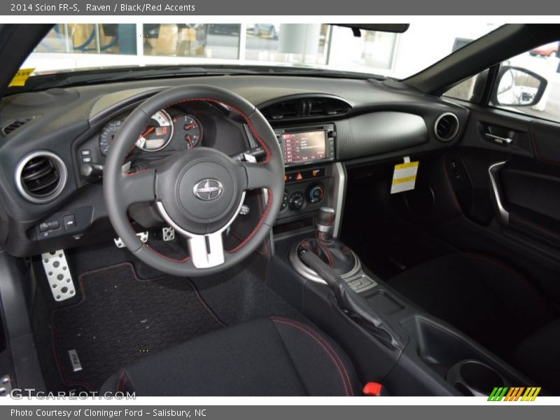 Raven / Black/Red Accents 2014 Scion FR-S