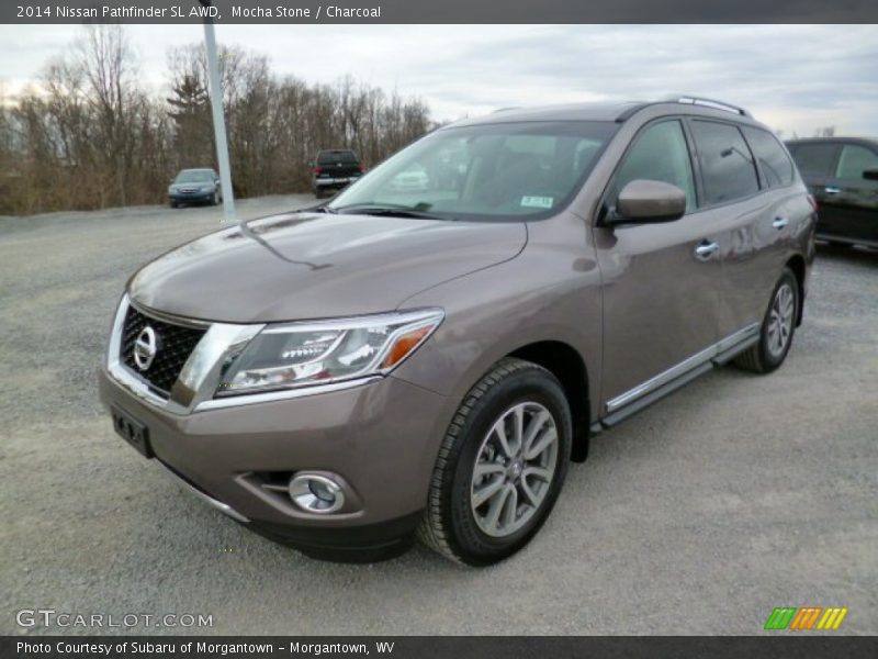 Mocha Stone / Charcoal 2014 Nissan Pathfinder SL AWD