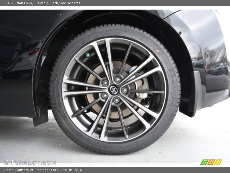 Raven / Black/Red Accents 2014 Scion FR-S