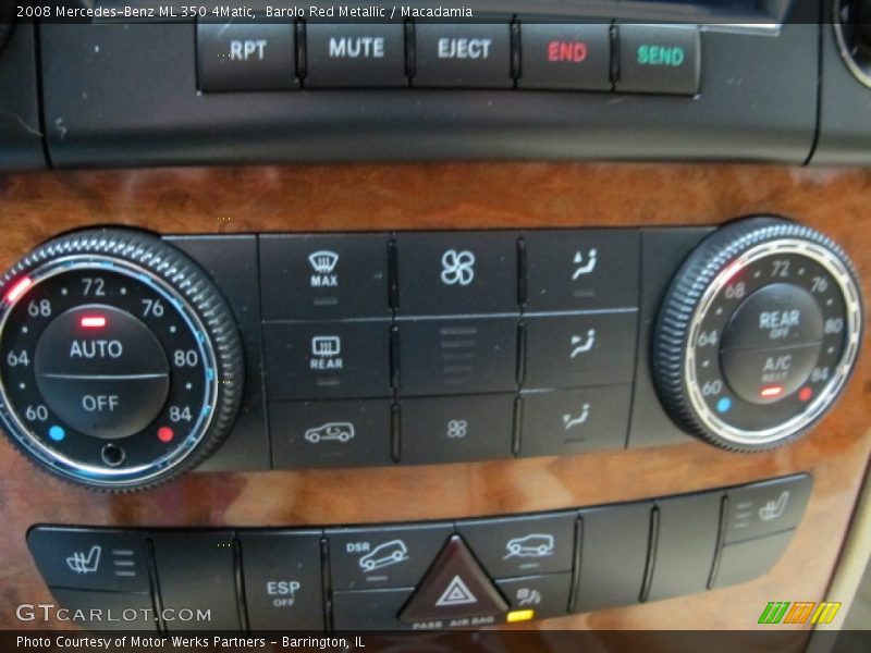 Barolo Red Metallic / Macadamia 2008 Mercedes-Benz ML 350 4Matic