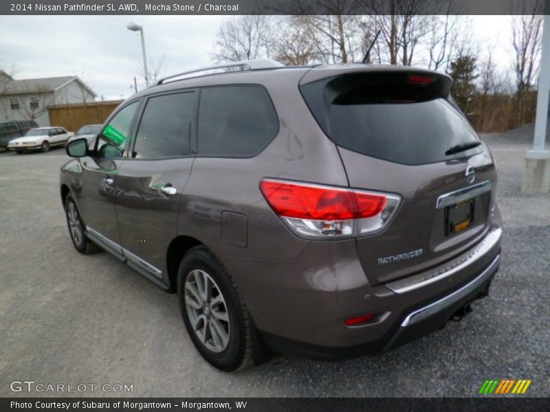 Mocha Stone / Charcoal 2014 Nissan Pathfinder SL AWD