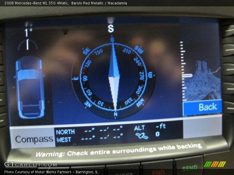 Barolo Red Metallic / Macadamia 2008 Mercedes-Benz ML 350 4Matic