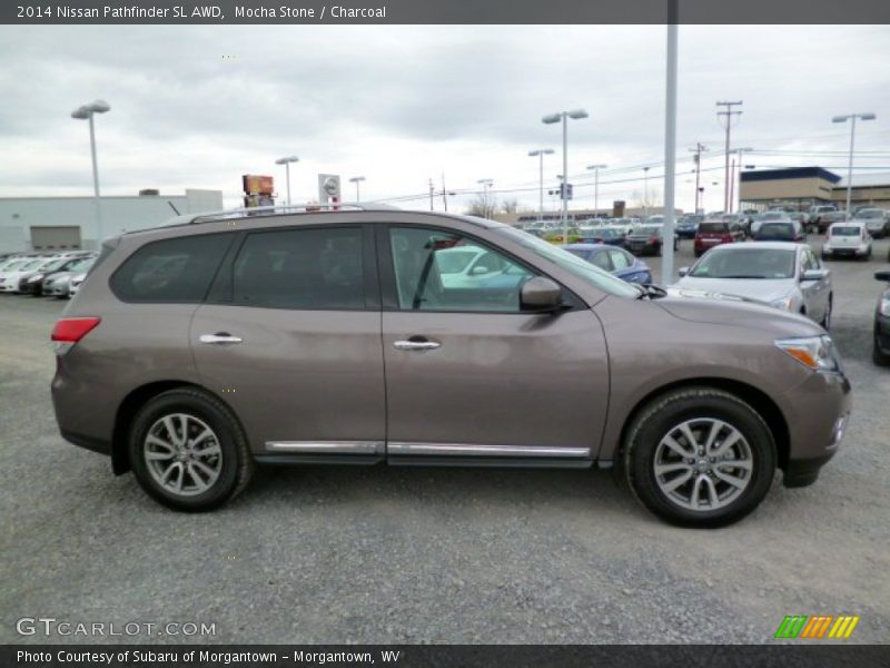 Mocha Stone / Charcoal 2014 Nissan Pathfinder SL AWD