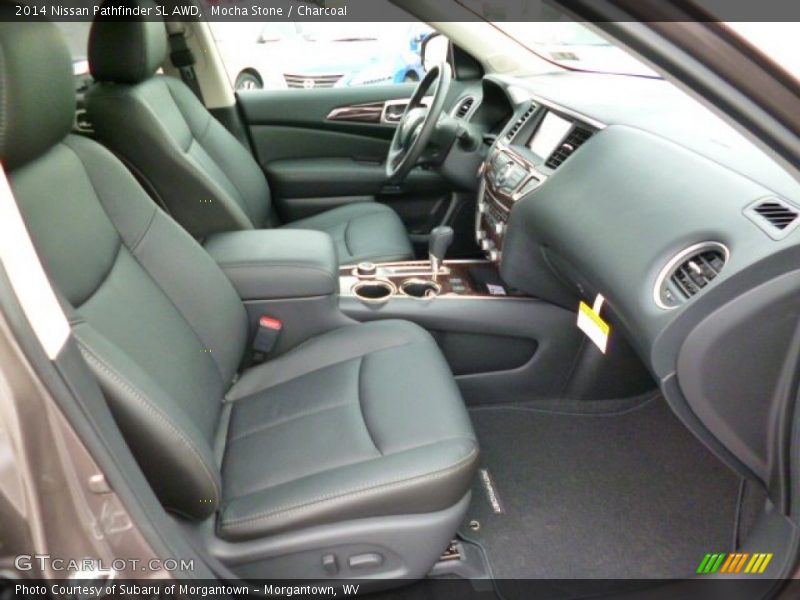 Mocha Stone / Charcoal 2014 Nissan Pathfinder SL AWD