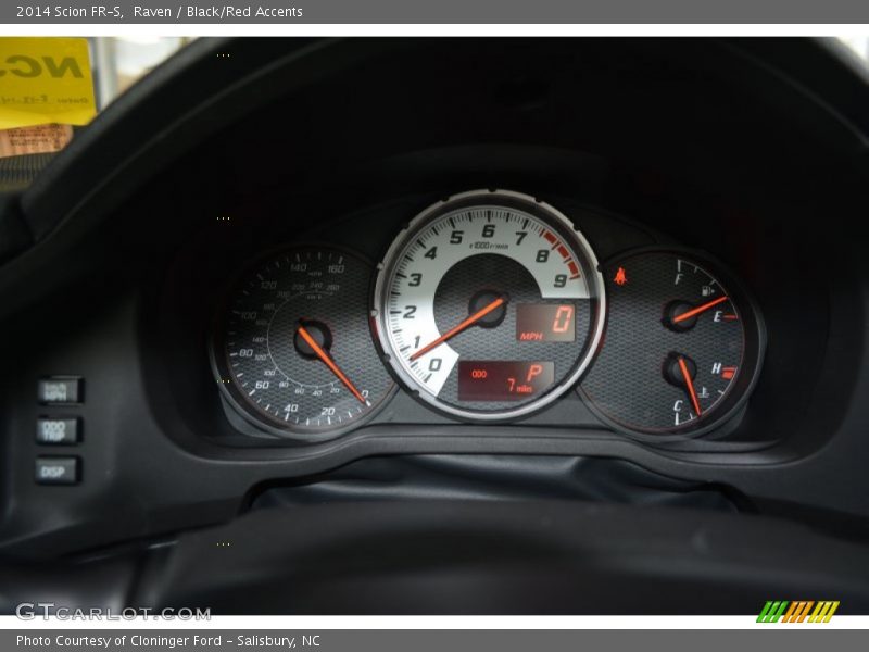 Raven / Black/Red Accents 2014 Scion FR-S