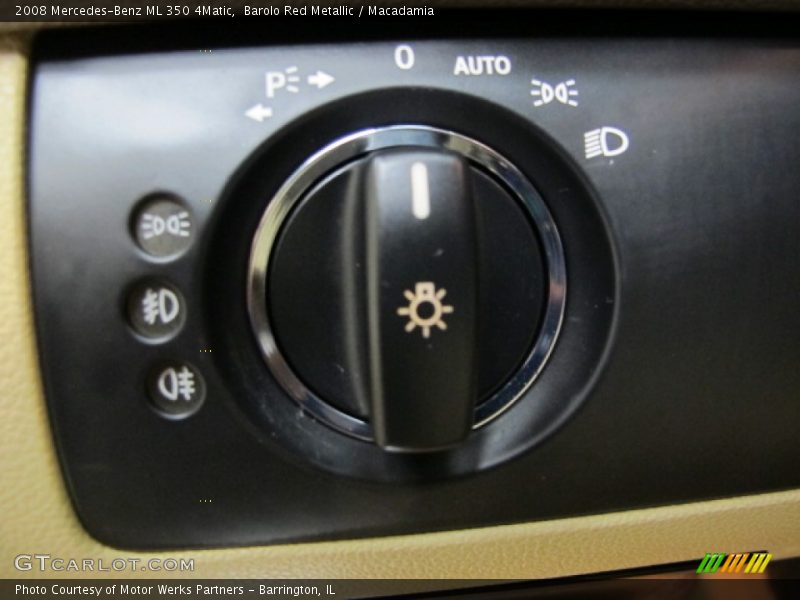 Barolo Red Metallic / Macadamia 2008 Mercedes-Benz ML 350 4Matic
