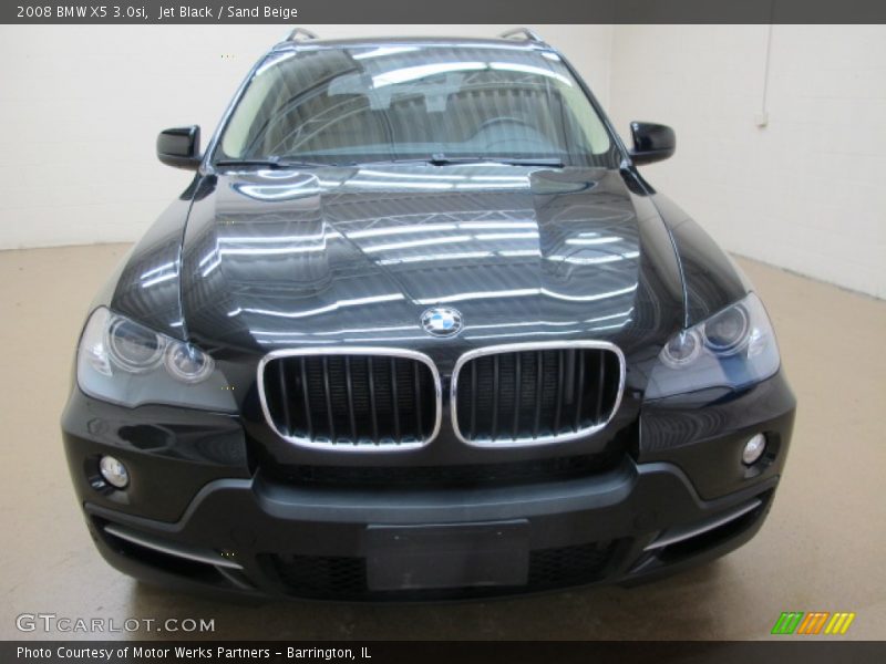 Jet Black / Sand Beige 2008 BMW X5 3.0si