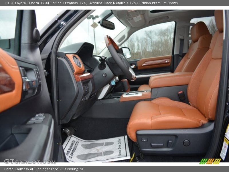 Attitude Black Metallic / 1794 Edition Premium Brown 2014 Toyota Tundra 1794 Edition Crewmax 4x4