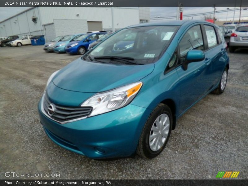 Metallic Peacock / Charcoal 2014 Nissan Versa Note S Plus