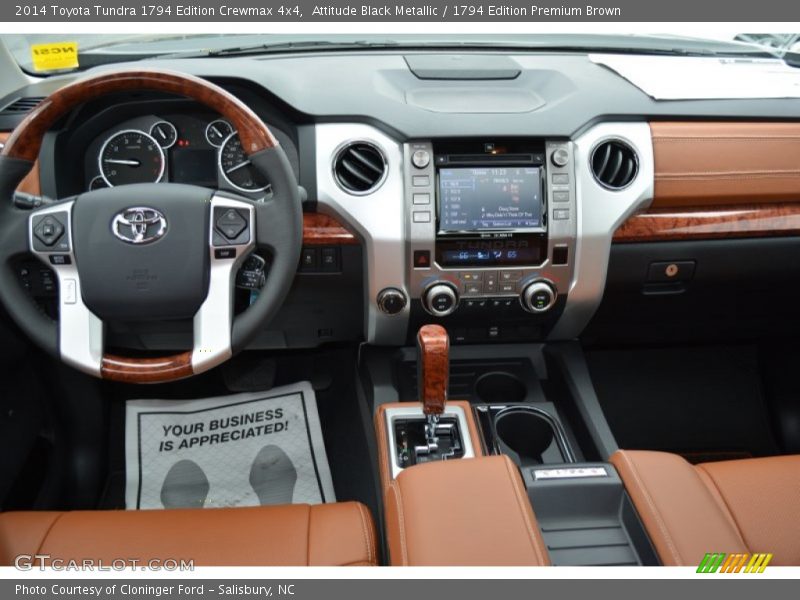 Attitude Black Metallic / 1794 Edition Premium Brown 2014 Toyota Tundra 1794 Edition Crewmax 4x4