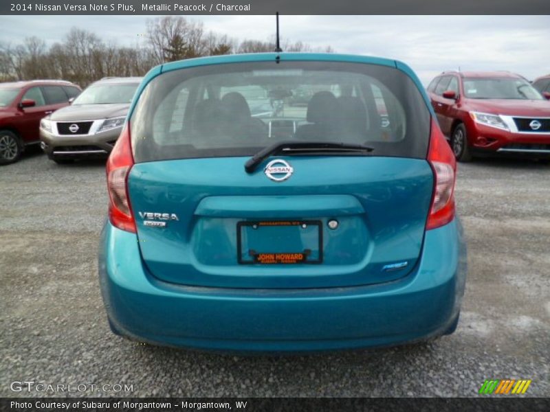 Metallic Peacock / Charcoal 2014 Nissan Versa Note S Plus