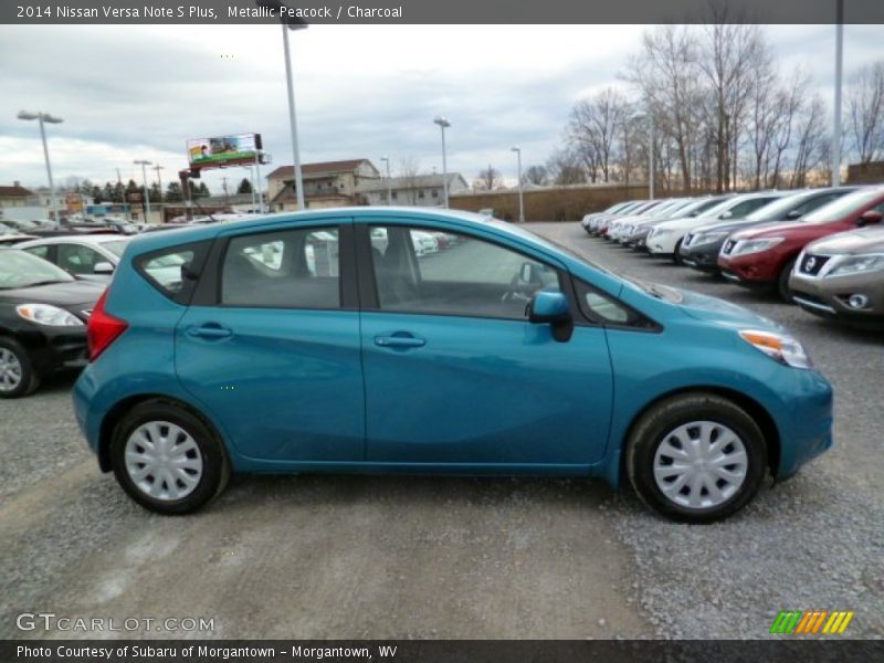 Metallic Peacock / Charcoal 2014 Nissan Versa Note S Plus
