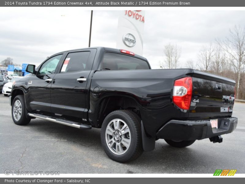 Attitude Black Metallic / 1794 Edition Premium Brown 2014 Toyota Tundra 1794 Edition Crewmax 4x4