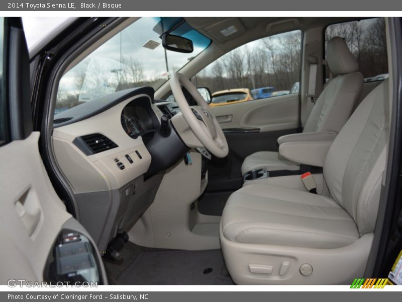 Black / Bisque 2014 Toyota Sienna LE