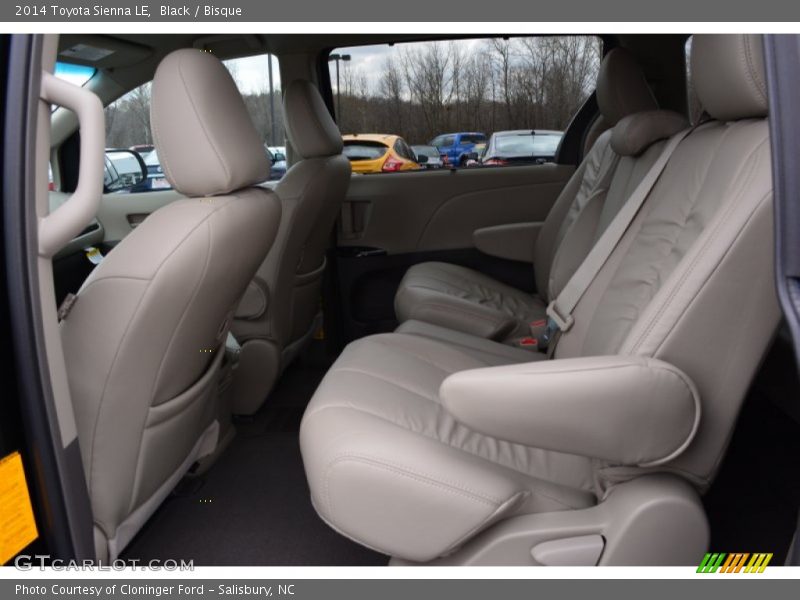 Black / Bisque 2014 Toyota Sienna LE