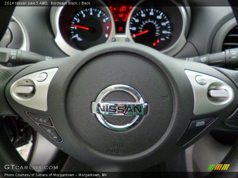 Bordeaux Black / Black 2014 Nissan Juke S AWD