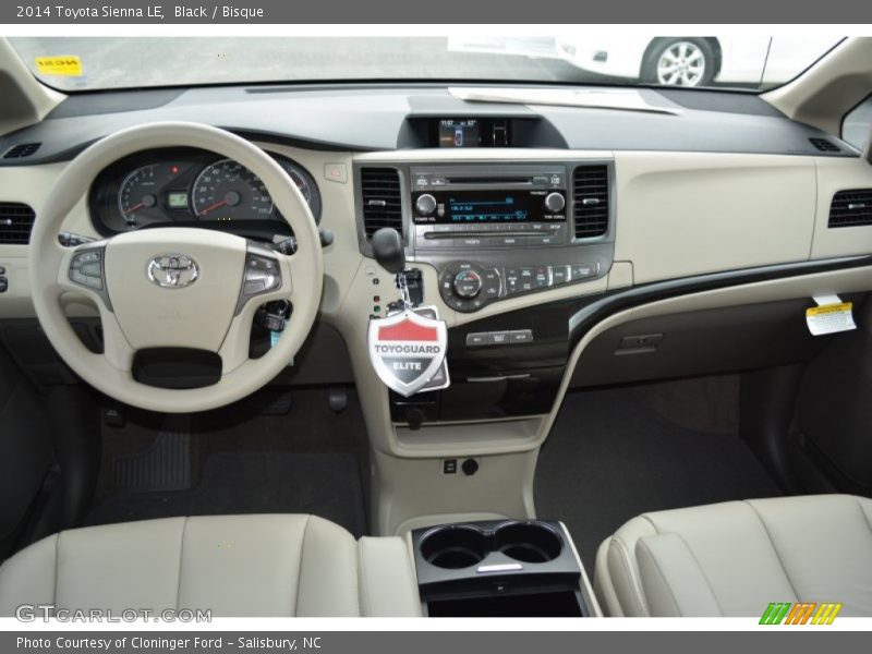 Black / Bisque 2014 Toyota Sienna LE