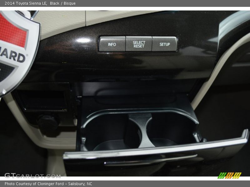 Black / Bisque 2014 Toyota Sienna LE