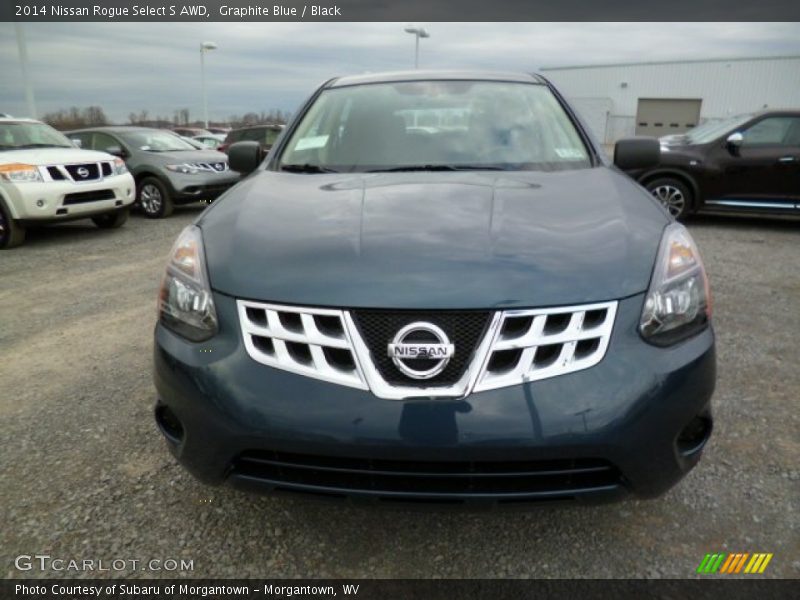 Graphite Blue / Black 2014 Nissan Rogue Select S AWD