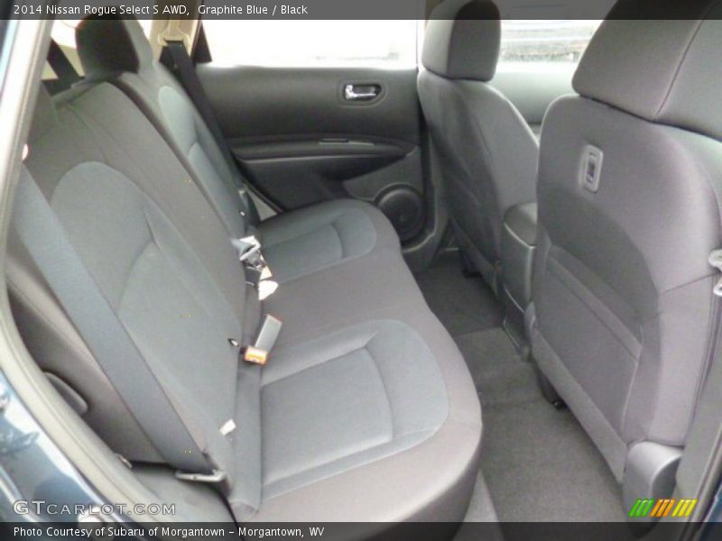 Graphite Blue / Black 2014 Nissan Rogue Select S AWD