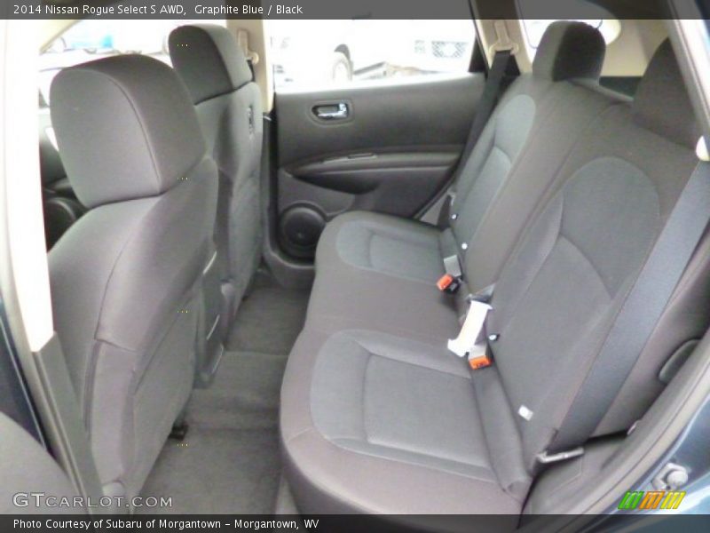 Graphite Blue / Black 2014 Nissan Rogue Select S AWD