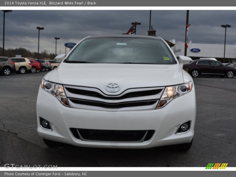 Blizzard White Pearl / Black 2014 Toyota Venza XLE
