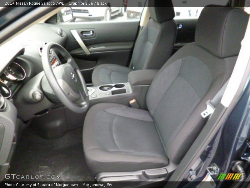 Graphite Blue / Black 2014 Nissan Rogue Select S AWD