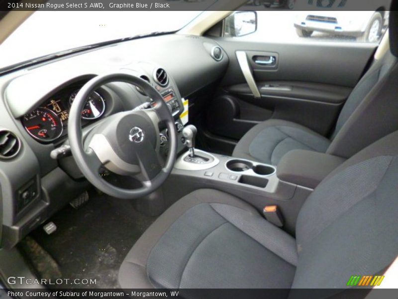 Graphite Blue / Black 2014 Nissan Rogue Select S AWD