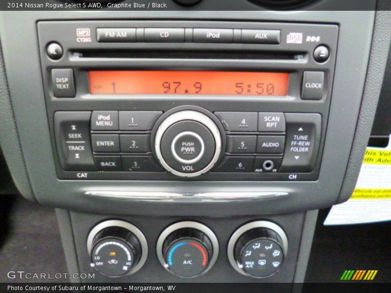 Graphite Blue / Black 2014 Nissan Rogue Select S AWD