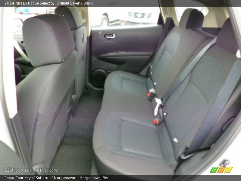 Brilliant Silver / Black 2014 Nissan Rogue Select S
