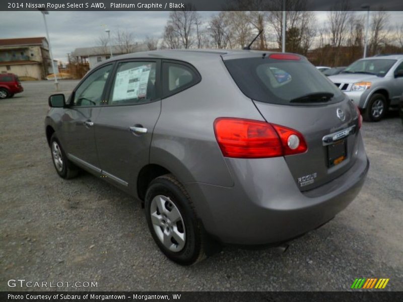 Platinum Graphite / Black 2014 Nissan Rogue Select S AWD