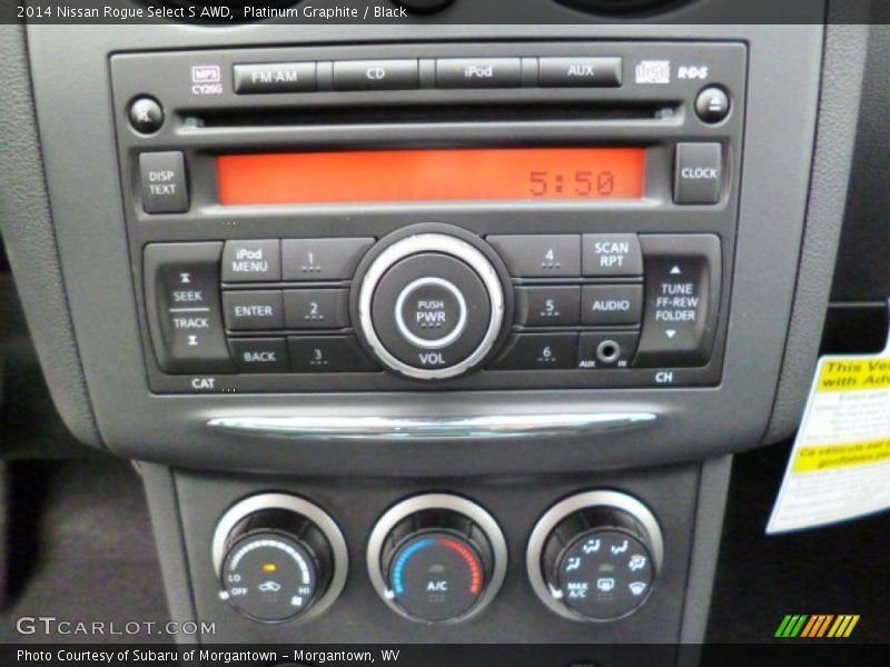 Platinum Graphite / Black 2014 Nissan Rogue Select S AWD
