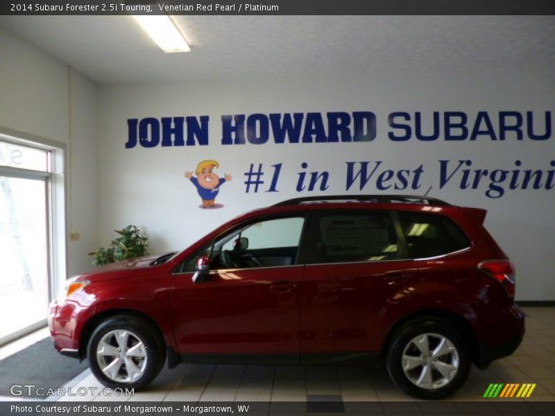 Venetian Red Pearl / Platinum 2014 Subaru Forester 2.5i Touring