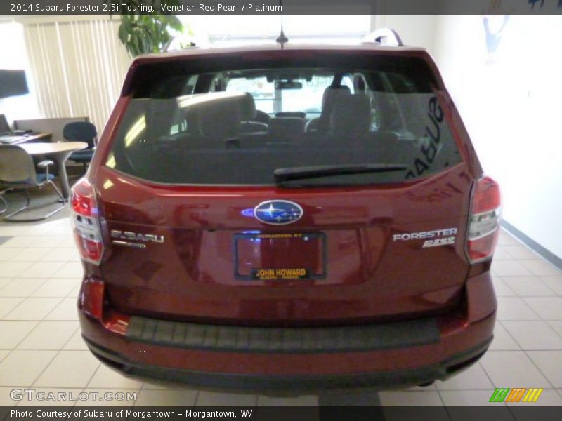 Venetian Red Pearl / Platinum 2014 Subaru Forester 2.5i Touring