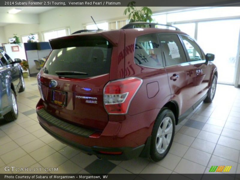 Venetian Red Pearl / Platinum 2014 Subaru Forester 2.5i Touring