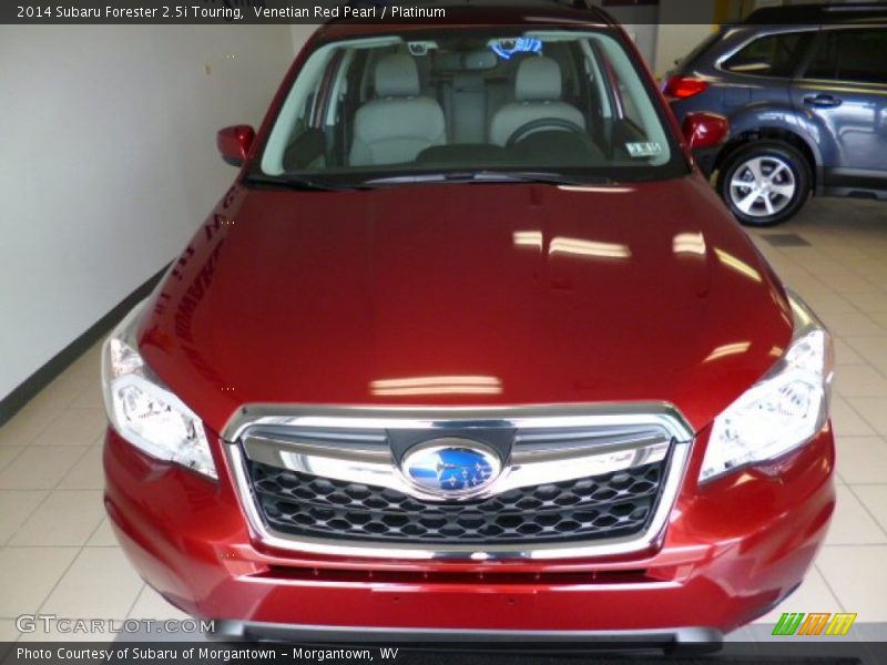 Venetian Red Pearl / Platinum 2014 Subaru Forester 2.5i Touring