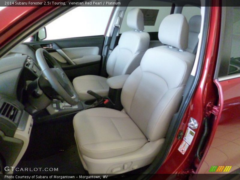 Venetian Red Pearl / Platinum 2014 Subaru Forester 2.5i Touring