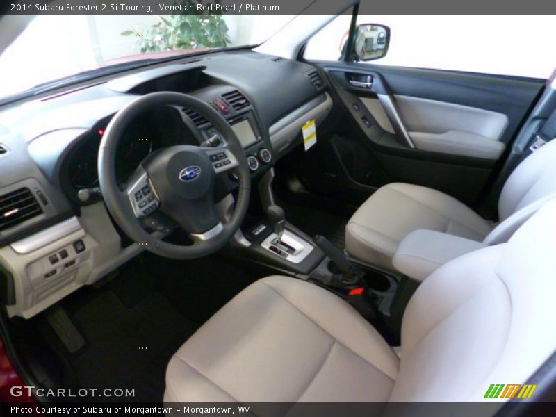 Venetian Red Pearl / Platinum 2014 Subaru Forester 2.5i Touring