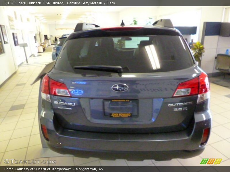 Carbide Gray Metallic / Black 2014 Subaru Outback 3.6R Limited