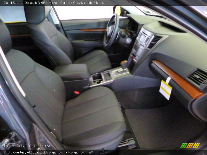 Carbide Gray Metallic / Black 2014 Subaru Outback 3.6R Limited