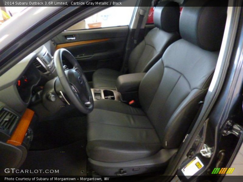 Carbide Gray Metallic / Black 2014 Subaru Outback 3.6R Limited